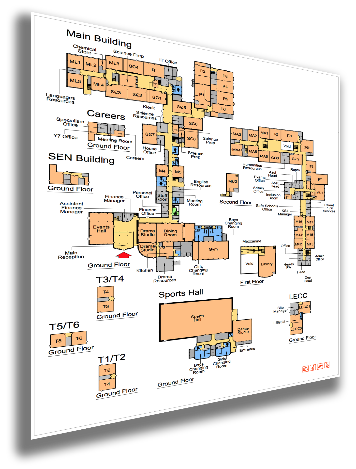 Sample School Floor Plan